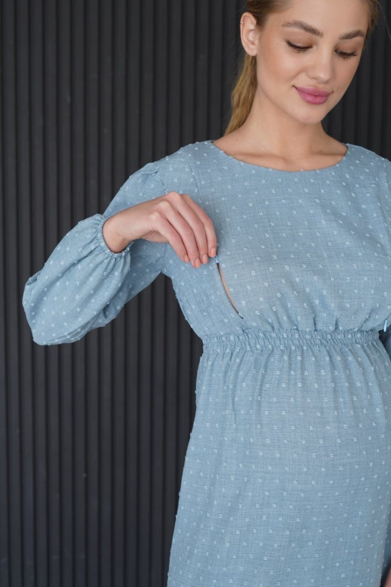 Сукня для вагітних та годуючих 4497775 денім