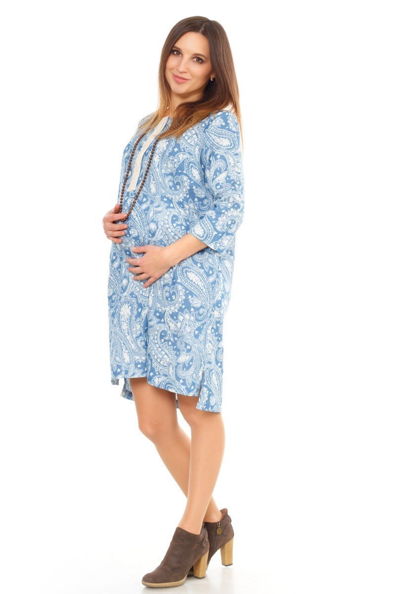 Платье для беременных и кормления "Джинсовые чары"