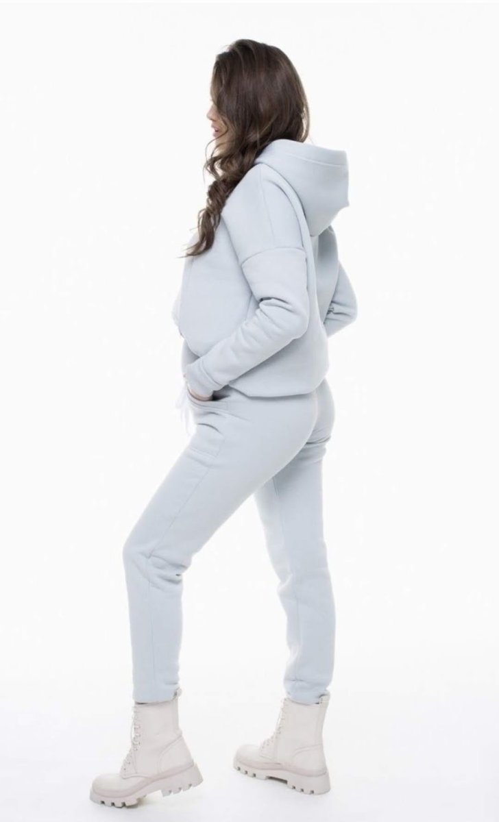 Спортивний костюм для вагітних та годуючих DM-10 блакитний