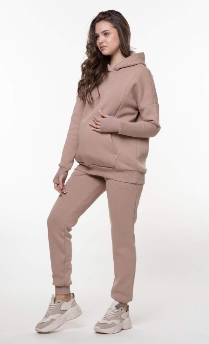 Спортивний костюм для вагітних та годуючих Amelia мокко