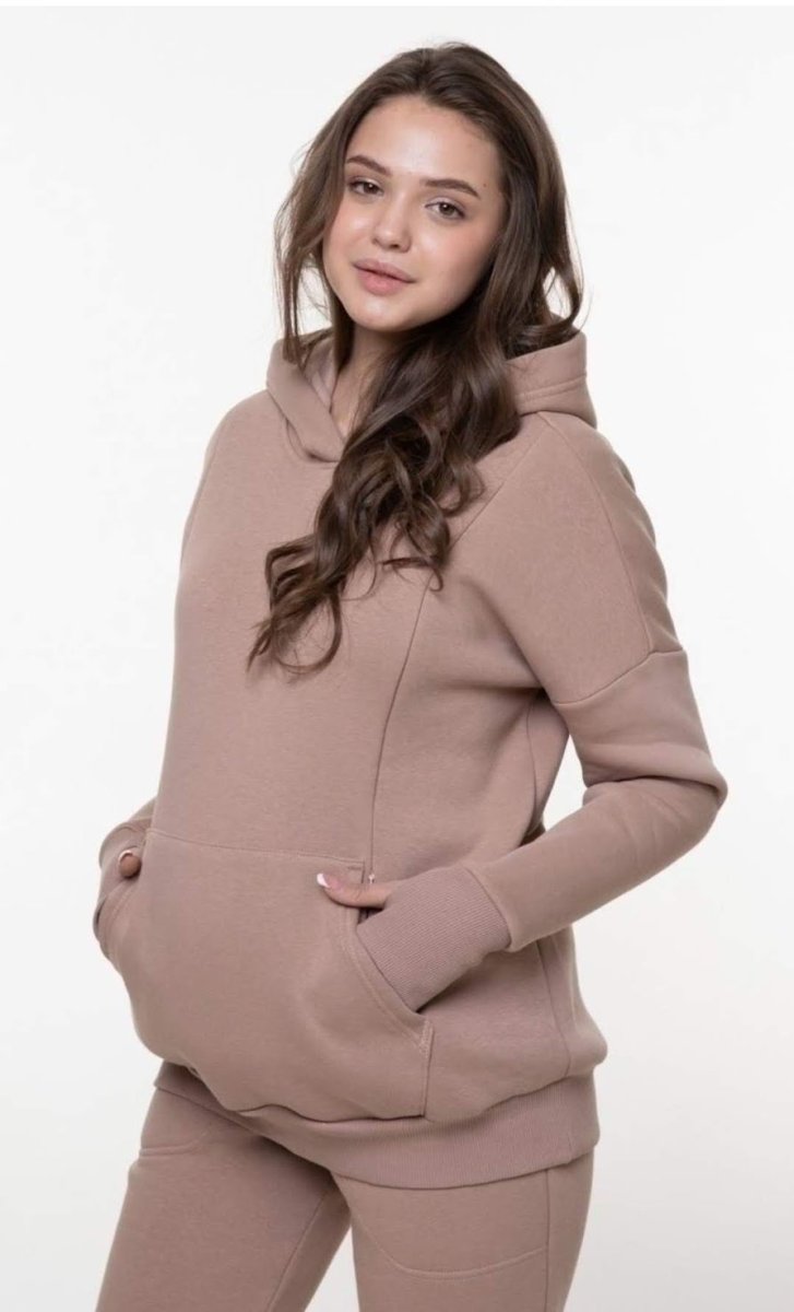 Спортивний костюм для вагітних та годуючих DM-10 мокко