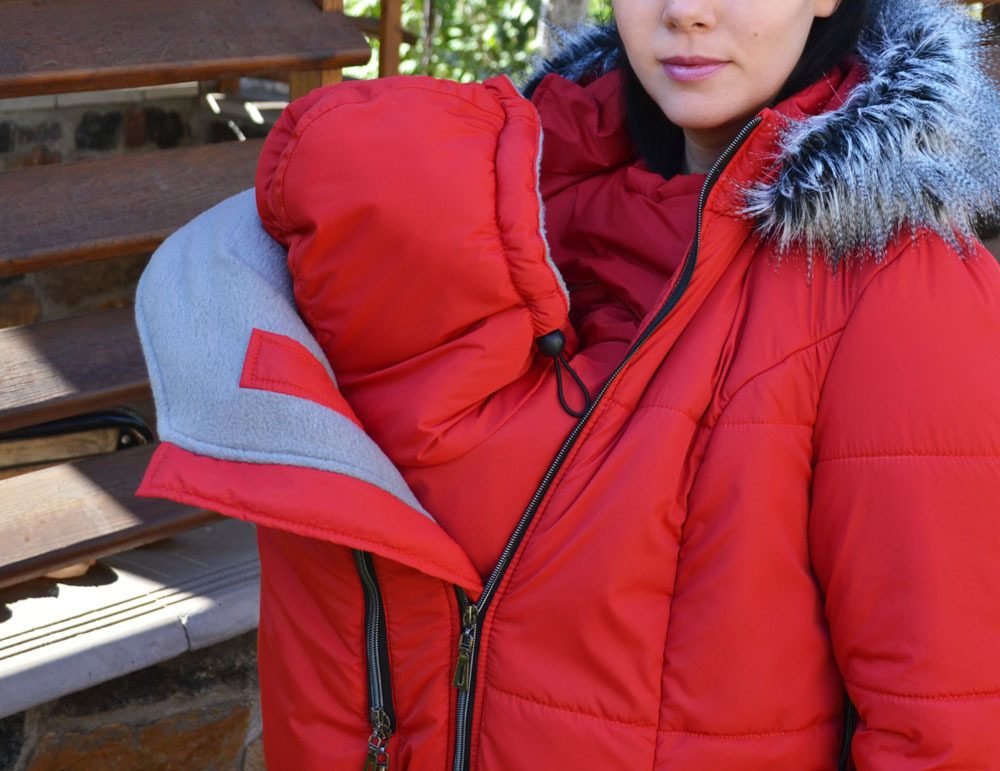 Зимова куртка 3 в 1 червона