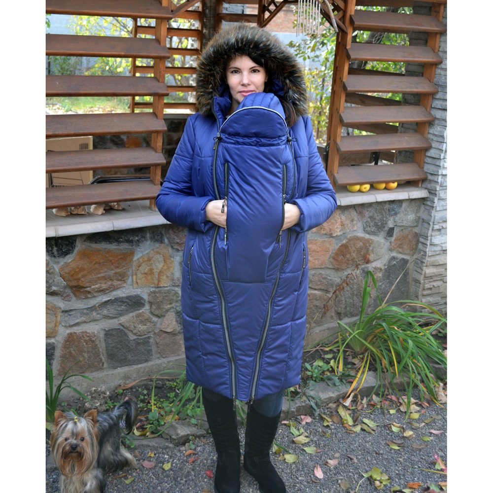 Зимова куртка 3 в 1 синя
