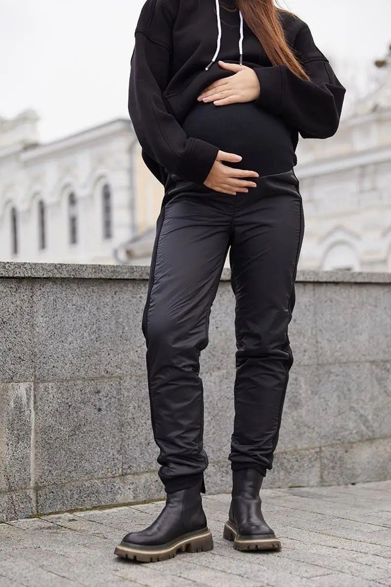 Спортивные штаны для беременных (зимние) Alesund - Черный